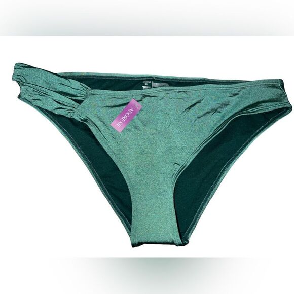Adore Me Green Swim Bottom New With Tags - Picture 1 of 6